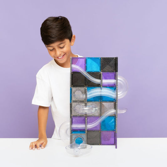 Două bile luminoase CONNETIX pentru trasee Galaxy