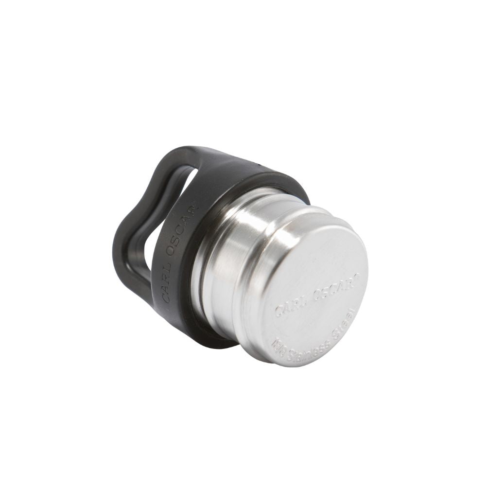 Capac inox termo TEMPflask, Carl Oscar, Negru