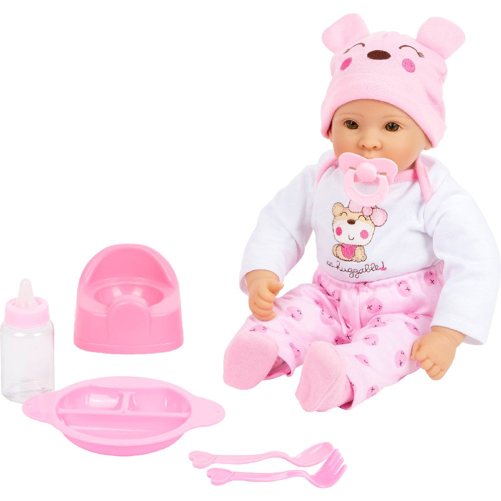 Păpușă bebeluș Maria cu accesorii, Small Foot, 2 ani+