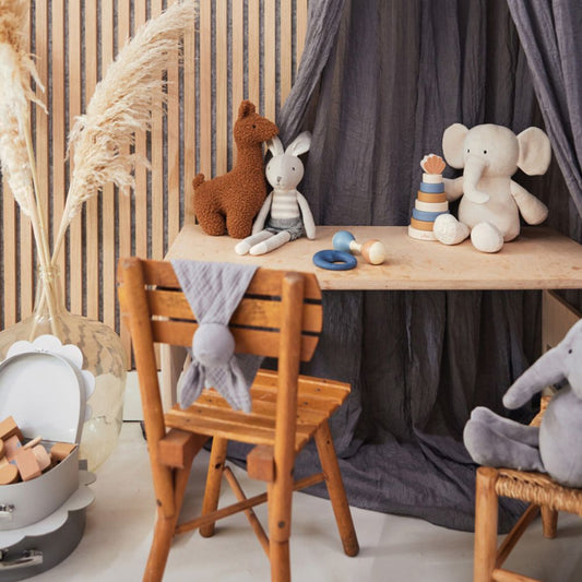 Jucărie de pluș pentru bebeluși și copii, Iepurașul Joey, 50 cm, Jollein