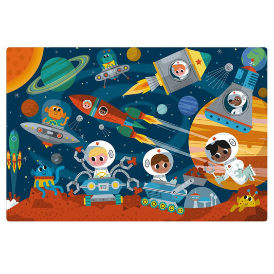 Puzzle educativ, Space, 24 piese, APLI, 3 ani+