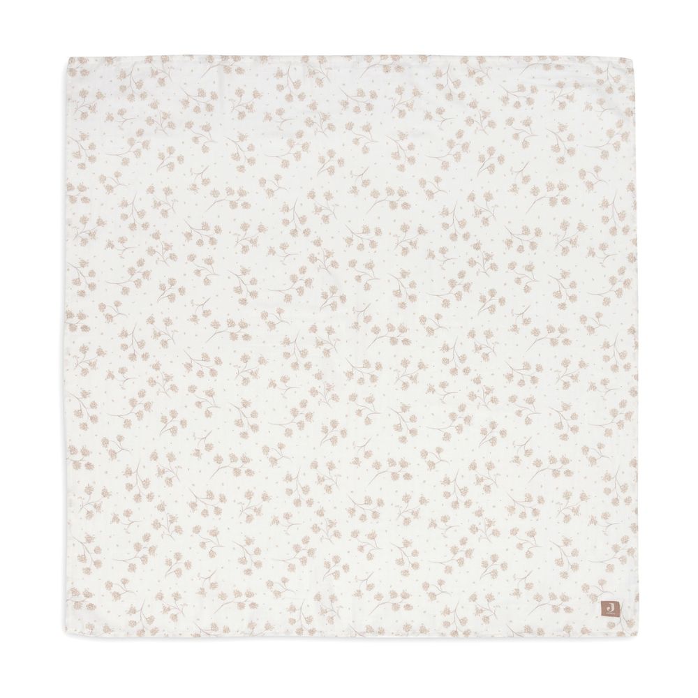 Set 2 museline din bumbac, Leafy Dreams, Jollein, 115x115 cm, OEKO-TEX