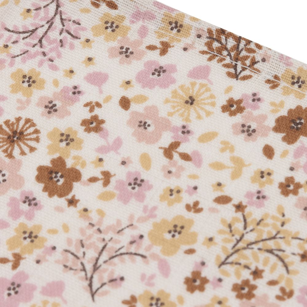 Set 3 museline din bumbac tip batistă, Flower Fairies, Jollein, 31x31 cm, OEKO-TEX