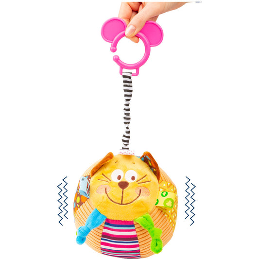 Minge pisicuță de plus interactivă, Small Foot, 0 luni+