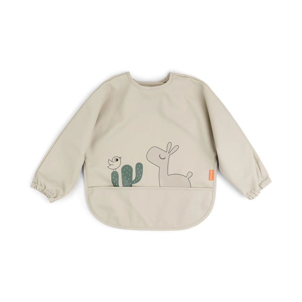 Bavetă cu mâneci 6-18m - Crem
