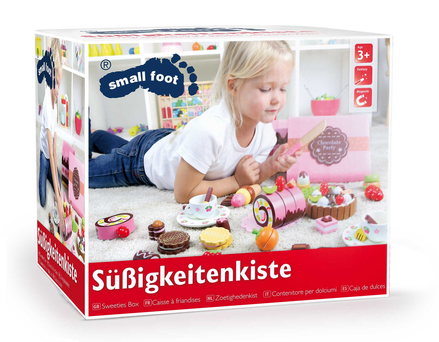 Cutia cu dulciuri, Small Foot, 56 piese, 3 ani+