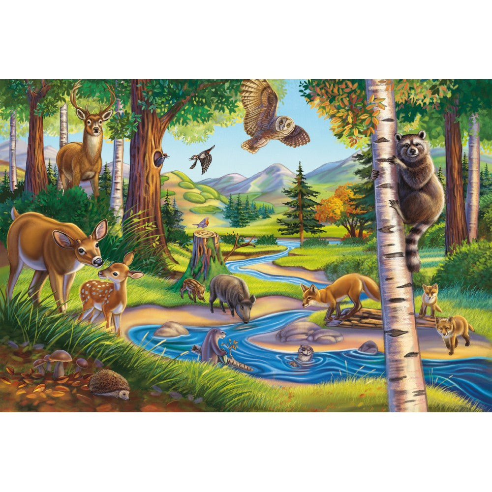 Set 3 Puzzle-uri, Schmidt, Animale preferate, 3x48 piese, 4 ani+