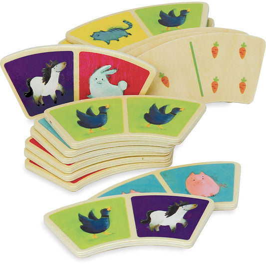 Joc Domino Ferma, Vilac, 28 piese, 2 ani+