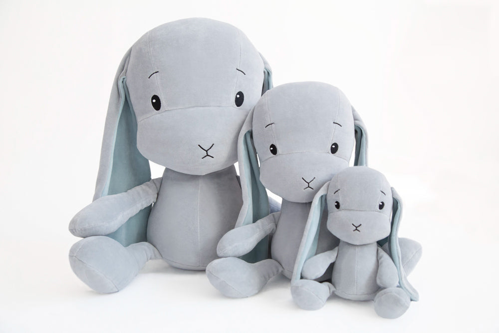 Iepuraș de pluș - Gri 20 Cm