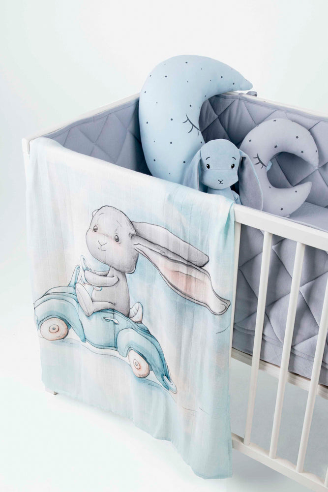 Păturică bambus, Effiki, The Racer, 70x100 cm