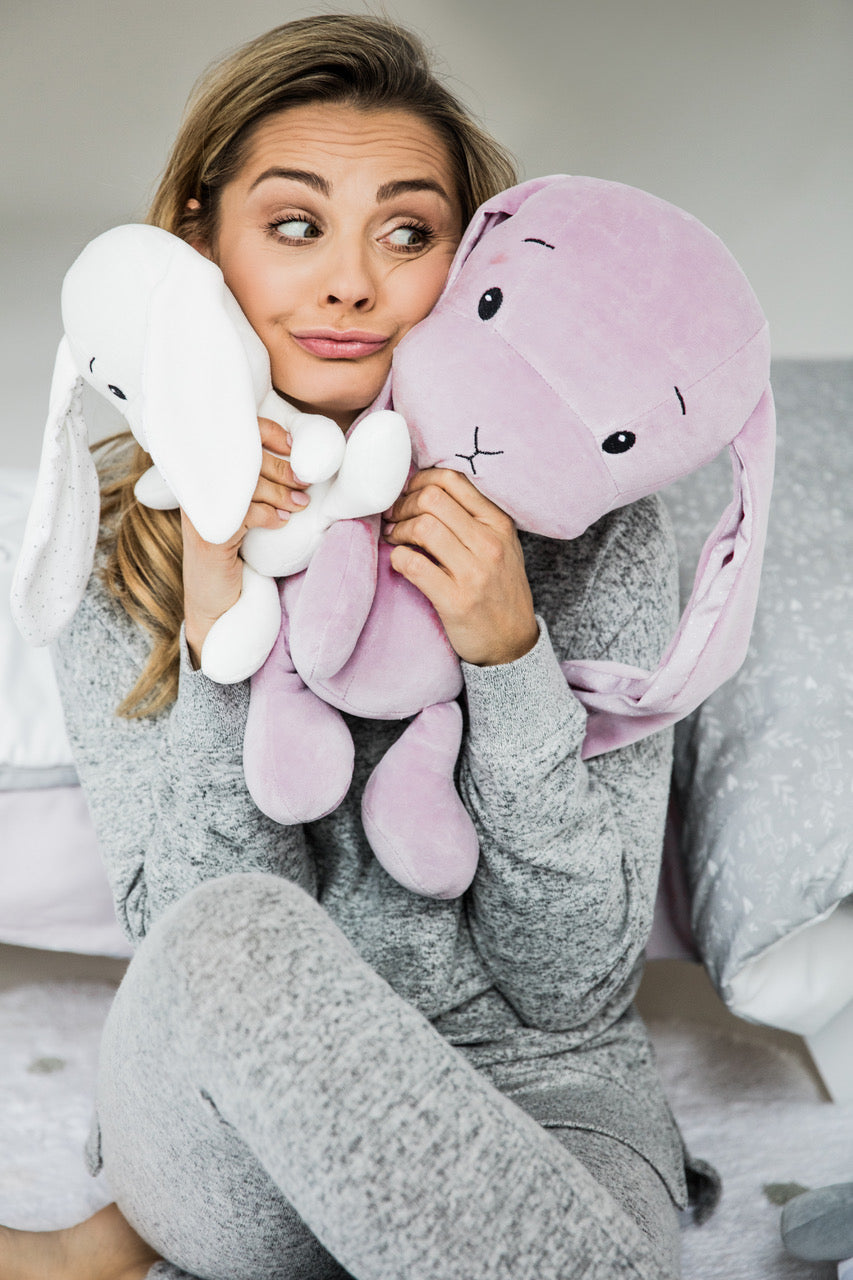 Iepuraș de plus - Roz 35 cm