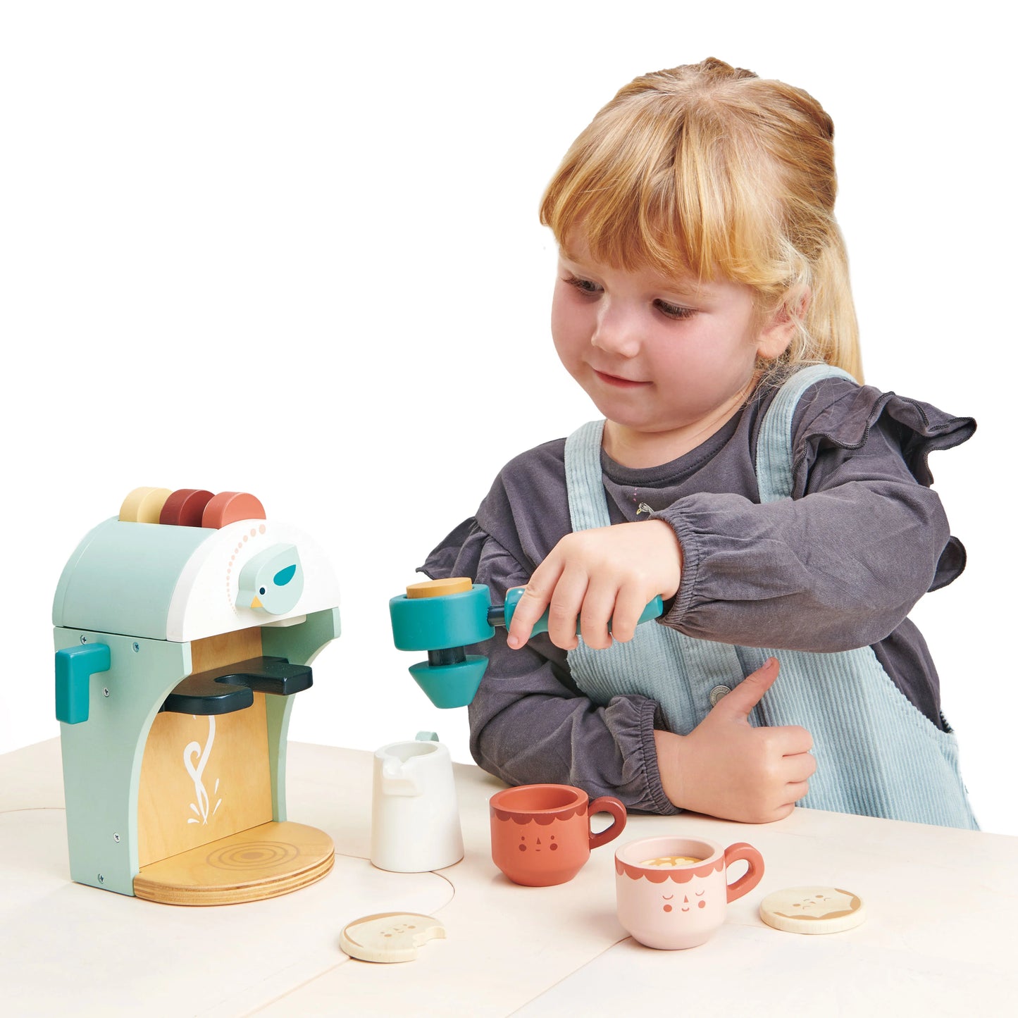 Aparat pentru espresso din lemn premium - Babyccino Machine