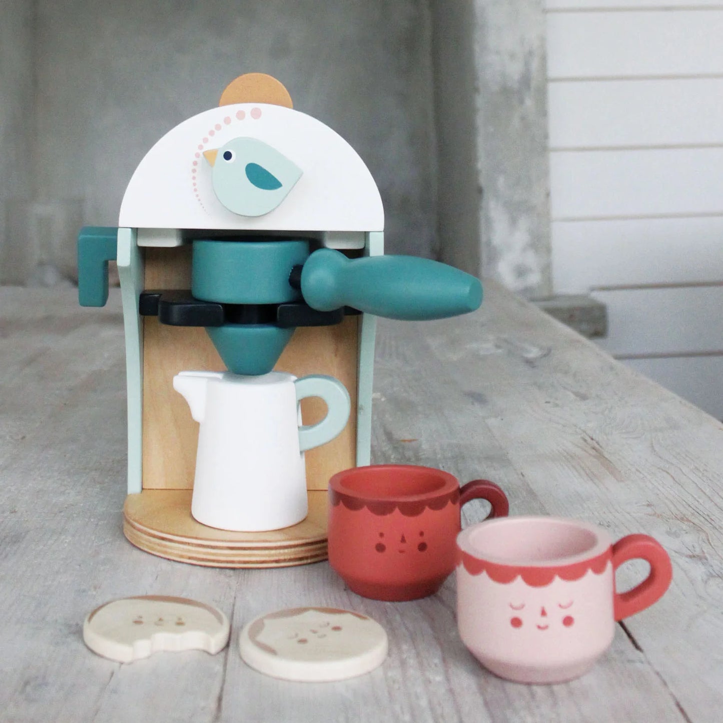 Aparat pentru espresso din lemn premium - Babyccino Machine