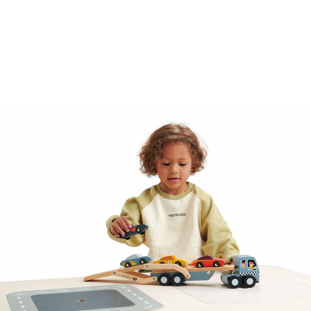 Transportator Auto Sport, Tender Leaf, 3 ani+