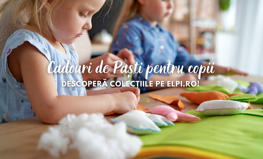 Iepurașul aduce cadouri de Paști pentru cei mici: Cele mai populare jucării și articole pentru copii pe Elpi.ro