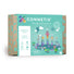 Set de constucție magnetic, Pastel Ball Run Pack, Connetix Tiles, 106 piese, 3 ani+