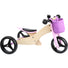 Bicicletă și tricicletă echilibru fără pedale 2în1, Small Foot, Roz, 12 luni+