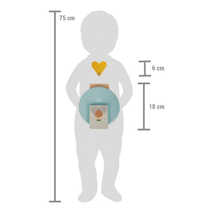 Aparat de vafe de jucărie Small Foot Tasty, 9 piese, 2 ani+