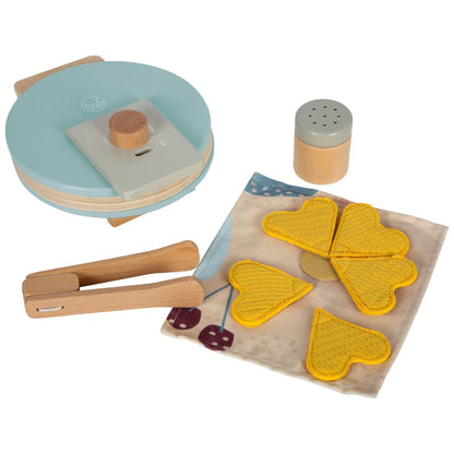 Aparat de vafe de jucărie Small Foot Tasty, 9 piese, 2 ani+