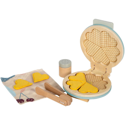 Aparat de vafe de jucărie Small Foot Tasty, 9 piese, 2 ani+