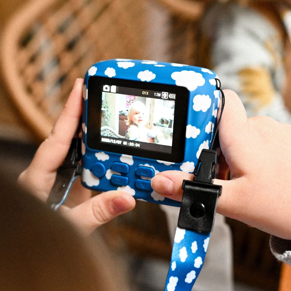 Aparat foto-video instant digital pentru copii, Pixiprint, Cloud, MOB Paris