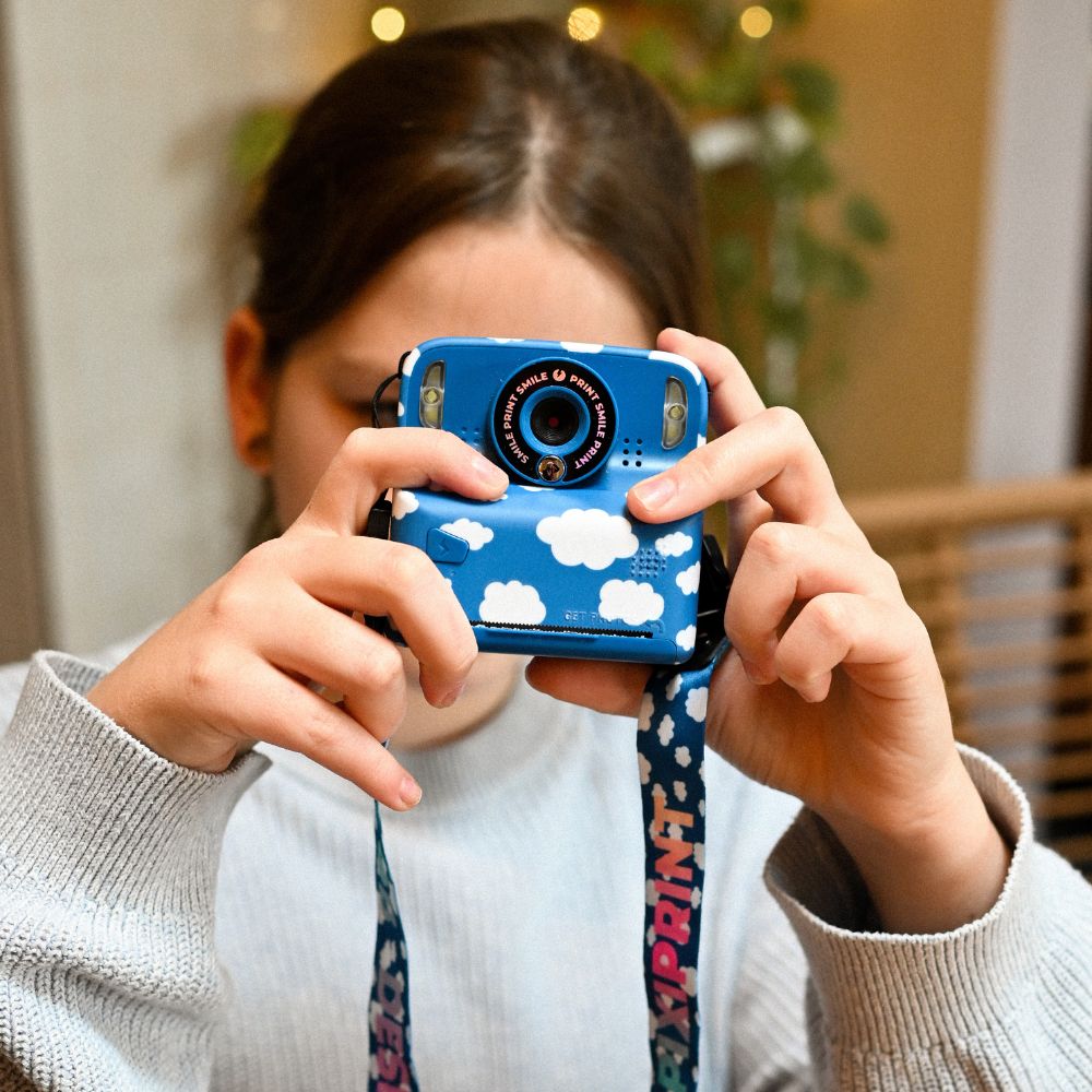Aparat foto-video instant digital pentru copii, Pixiprint, Cloud, MOB Paris
