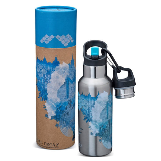 Sticlă apă inox, 0.5L, TEMPflask 0.5L,Carl Oscar, Albastru