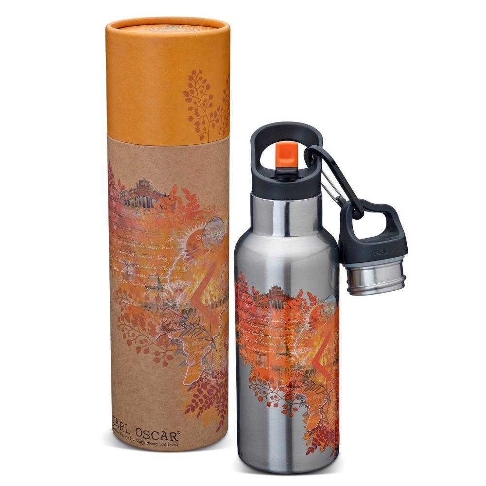 Sticlă apă inox, 0.5L, TEMPflask 0.5L,Carl Oscar, Portocaliu