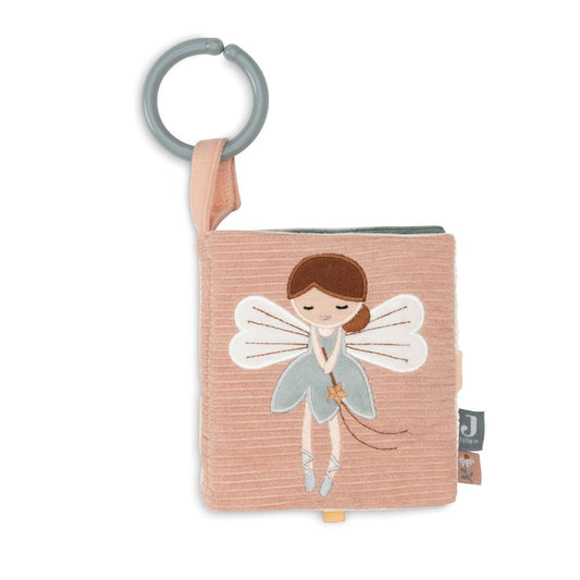 Carte interactiva de pluș cu activități pentru bebeluși, Lovely Birds, Jollein, 0 luni+