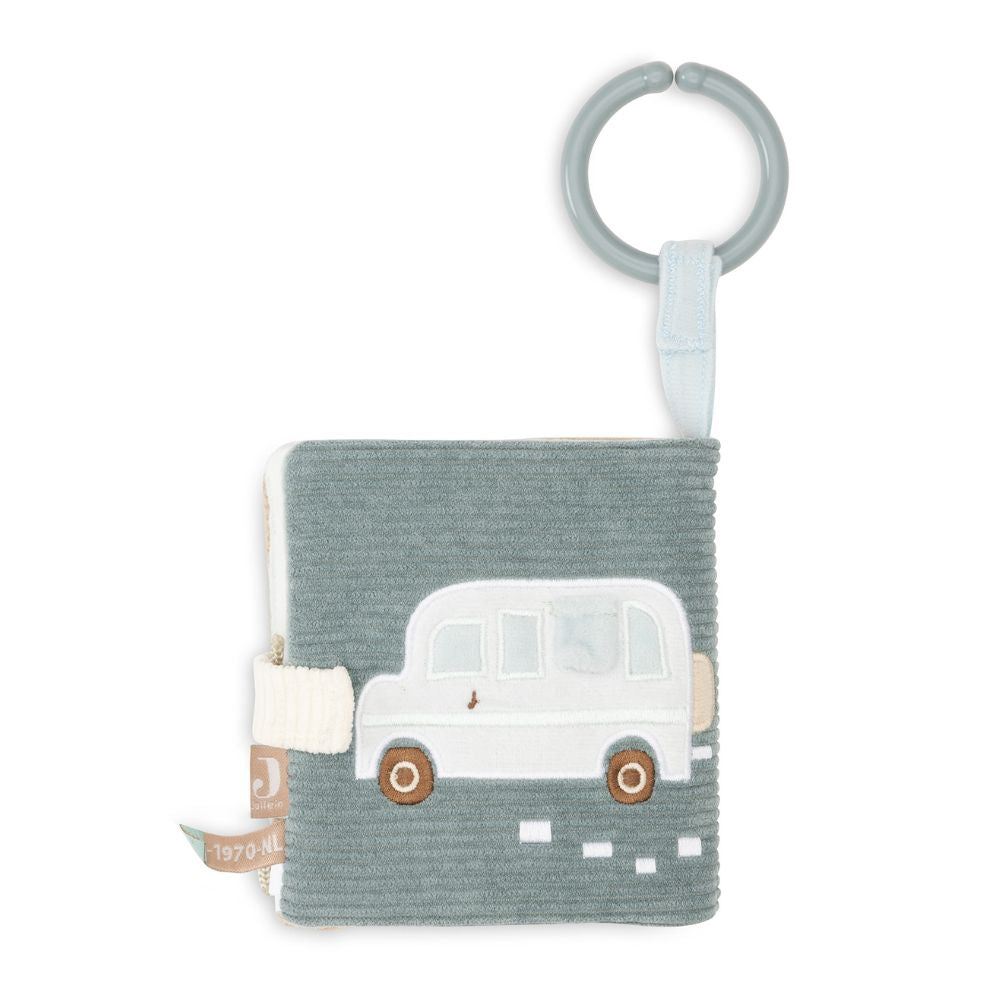 Carte interactiva de pluș cu activități pentru bebeluși, On The Go, Jollein, 0 luni+