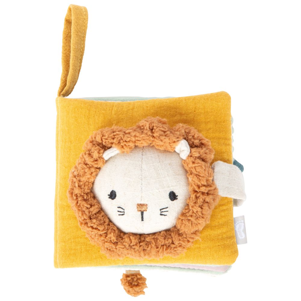 Carte textilă interactiva senzorială pentru bebeluși, Little Lion, Small Foot