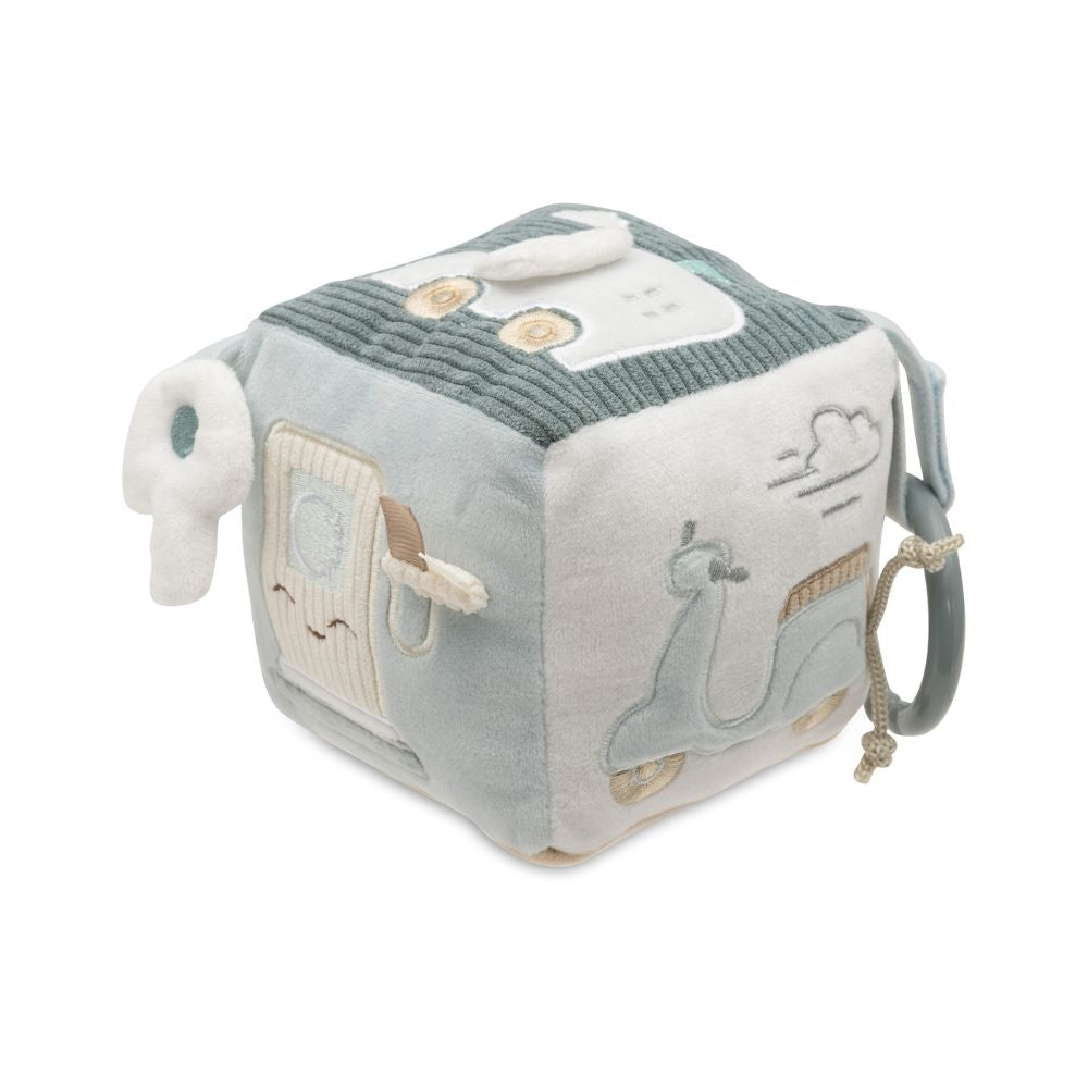 Cub senzorial din pluș cu activități pentru bebeluși. On The Go, Jollein, 10 cm, 0 luni+