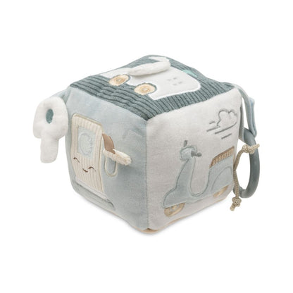 Cub senzorial din pluș cu activități pentru bebeluși. On The Go, Jollein, 10 cm, 0 luni+