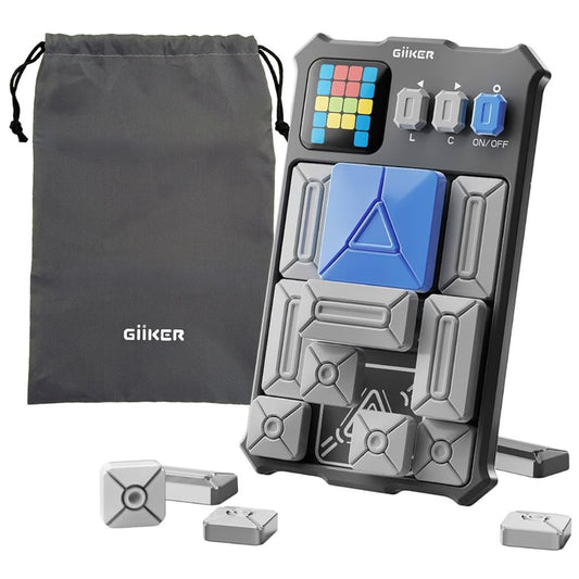 Joc de puzzle electronic de strategie și logică, Super Slide, Gri, GiiKER, 6 ani+