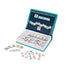 Joc educativ cu piese magnetice, Alfabet, Janod, 142 piese, 3 ani+