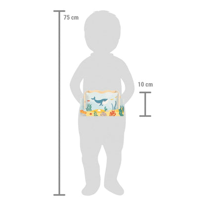 Joc magnetic cu peștișori din lemn pentru copii, Safari, Small Foot, 3 ani+