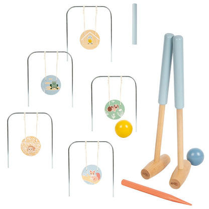 Joc Crochet din Lemn pentru Copii, Small Foot, 3 ani+