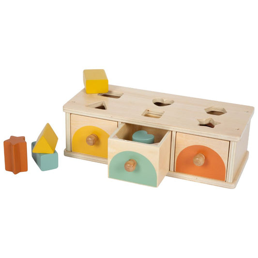Joc Montessori de sortare din lemn FSC®, Small Foot, 12 luni+