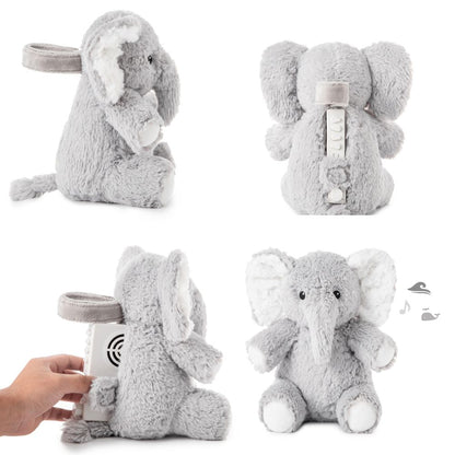 Jucărie de pluș cu sunete liniștitoare, Elliot Elephant™ On The Go, Cloud B, 0 luni+
