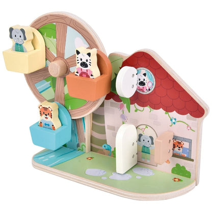 Jucărie de motricitate pentru copii din lemn FSC®,Jungle Friends, Small Foot,  12 luni+