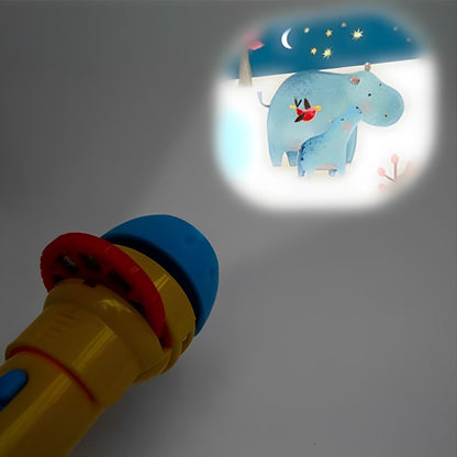 Jucărie interactivă copii, Lanternă cu diapozitive și  povești, Moulin Roty, 3 ani+