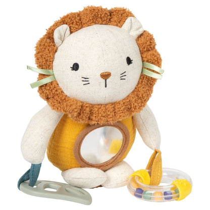 Jucărie senzorială bebeluși cu agățătoare, Little Lion, Small Foot,0 luni+