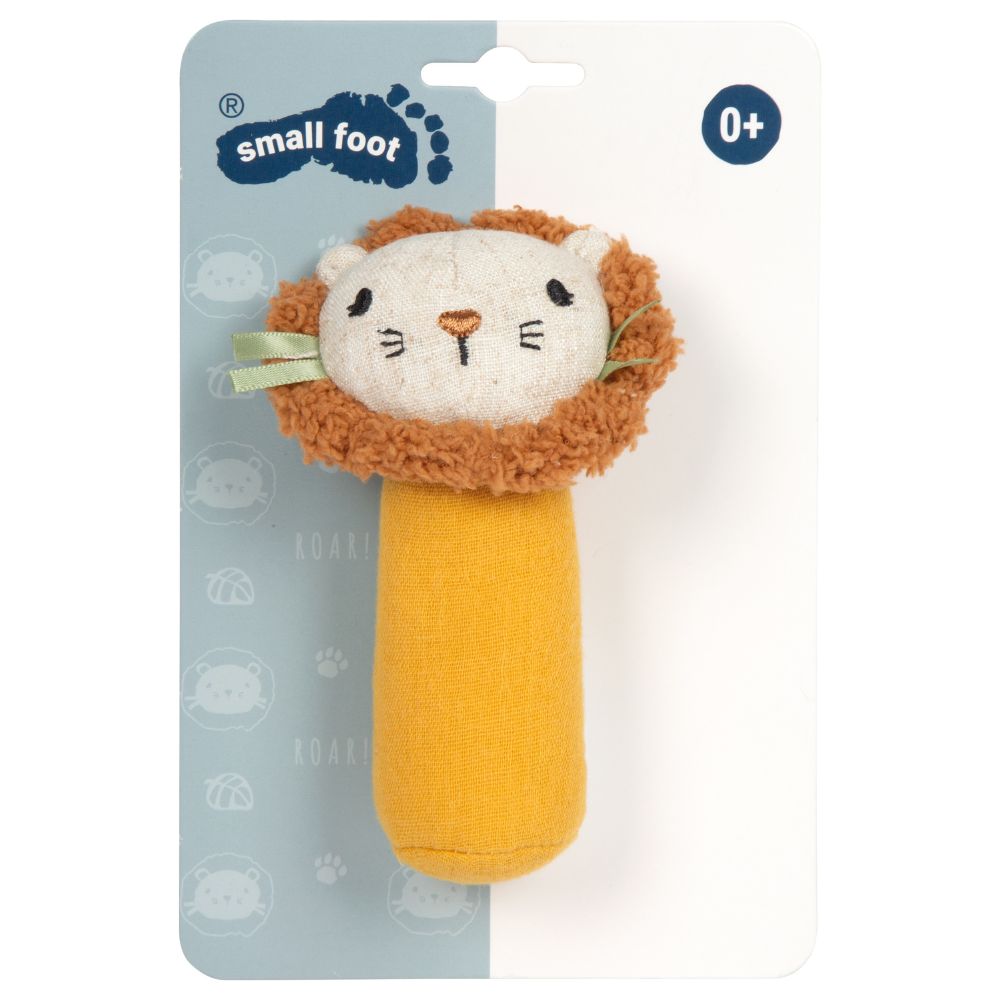 Jucărie senzorială bebeluși, Little Lion, Small Foot,0 luni+