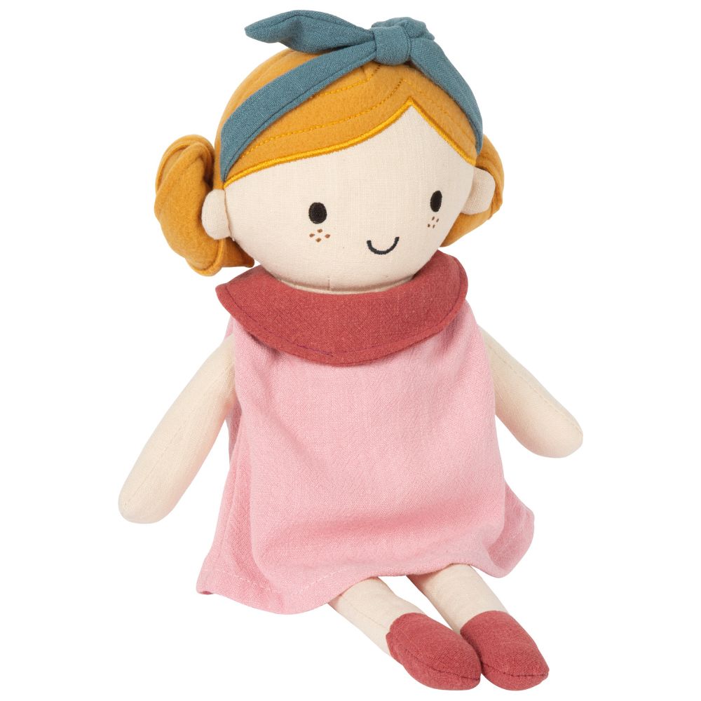 Păpușă textilă, Jucărie de pluș - Lina, Small Foot, 39 cm, 0 luni+