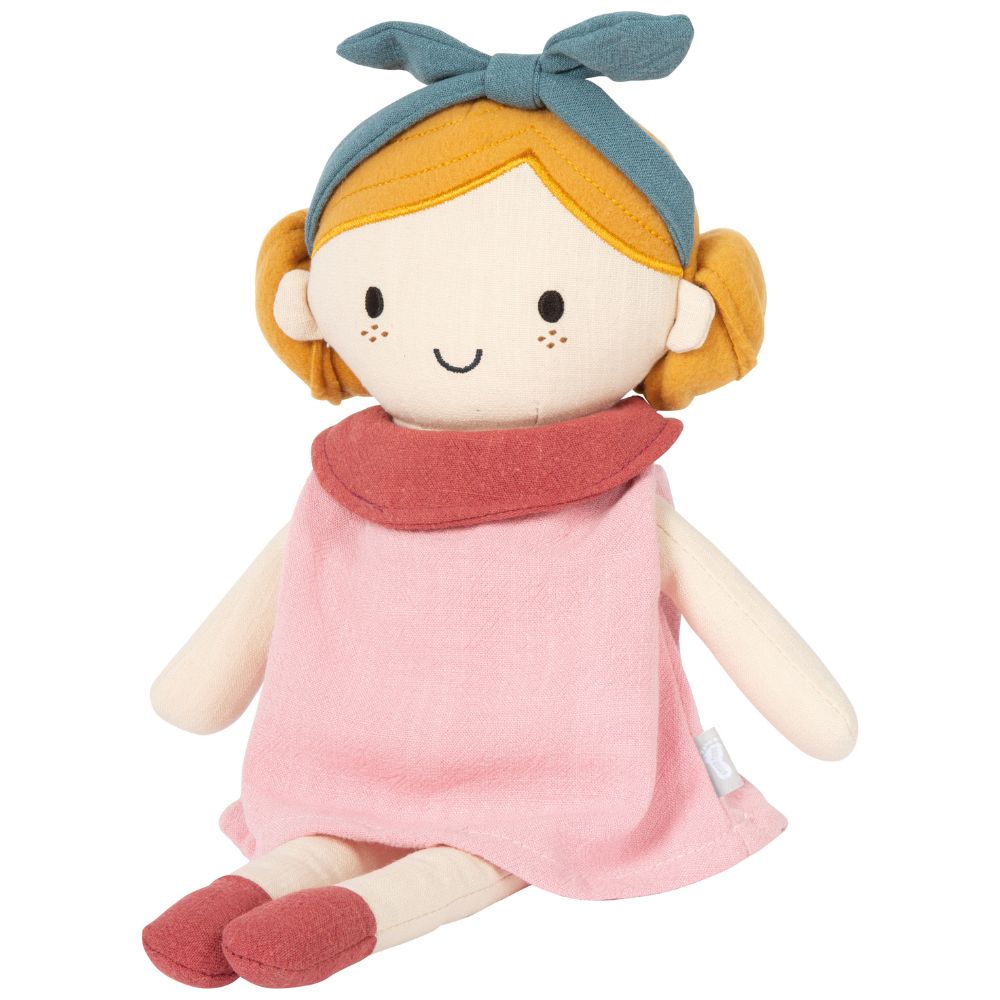 Păpușă textilă, Jucărie de pluș - Lina, Small Foot, 39 cm, 0 luni+