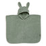 Poncho de baie copii din bumbac, Ash Green, Jollein, 1-4 ani, 75x75 cm