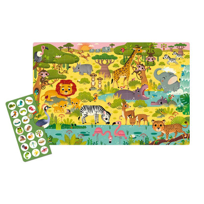Puzzle Animale din Savana, 60 piese, Apli, 4 ani+