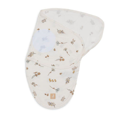 Sac de dormit - sistem de înfășat bebeluși, Riverside, Jollein, Ivory, OEKO-TEX, 0-3 luni