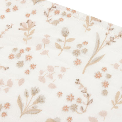 Set 3 museline din bumbac, Bloomy, Jollein, 70x70 cm, OEKO-TEX