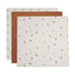 Set 3 museline din bumbac, Farm, Jollein, 70x70 cm